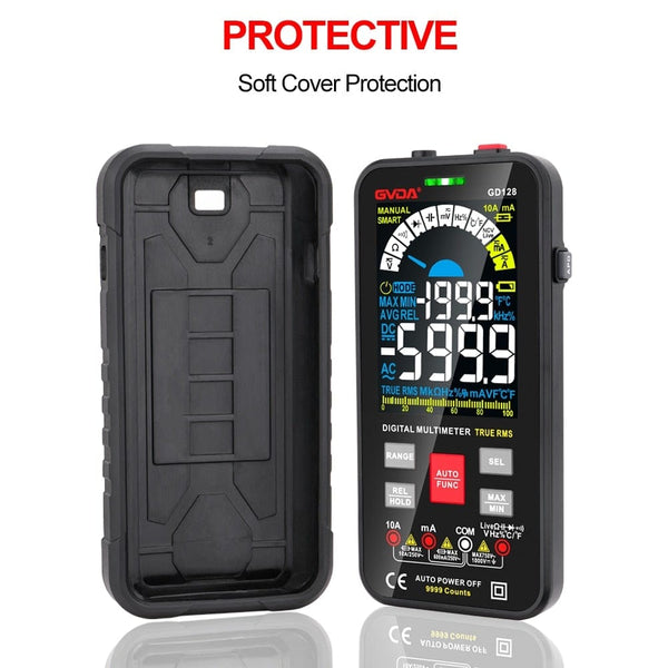 Planet Gates GVDA New Smart Multimeter Auto Range 1000V 10A Digital Capacitance Tester True RMS REL Ohm Hz AC DC Voltage Meter Multimetro