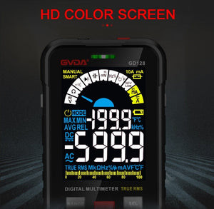 Planet Gates GVDA New Smart Multimeter Auto Range 1000V 10A Digital Capacitance Tester True RMS REL Ohm Hz AC DC Voltage Meter Multimetro