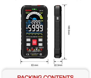 Planet Gates GVDA New Smart Multimeter Auto Range 1000V 10A Digital Capacitance Tester True RMS REL Ohm Hz AC DC Voltage Meter Multimetro
