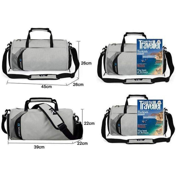 Planet Gates Gym Bags For Training Bag 2018 Tas Fitness Travel Sac De Sport Outdoor Sports Shoes Women Dry Wet Gymtas Yoga Bolsa XA103WA