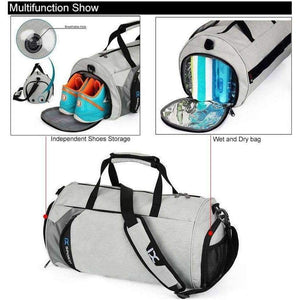 Planet Gates Gym Bags For Training Bag 2018 Tas Fitness Travel Sac De Sport Outdoor Sports Shoes Women Dry Wet Gymtas Yoga Bolsa XA103WA