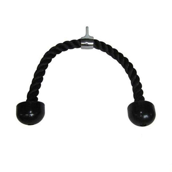 Planet Gates Gym Cable Push up Pull Down Arm Rope Press Bar Cable Attachment for Workout Fitness Body Building Gym Equipment (Black)