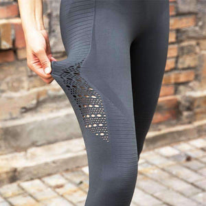 Planet Gates Gym Leggings Fitness Women's Yoga Leggings Hollow On Both Sides Solid Legging Fitness Women Sexy Trousers Workout Pants
