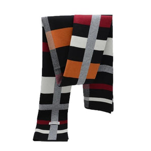 Planet Gates GZblack / AS picture Men's Winter Cotton Scarf Luxury Brand Design Shawls Fashion Designer Thick Wraps Men business