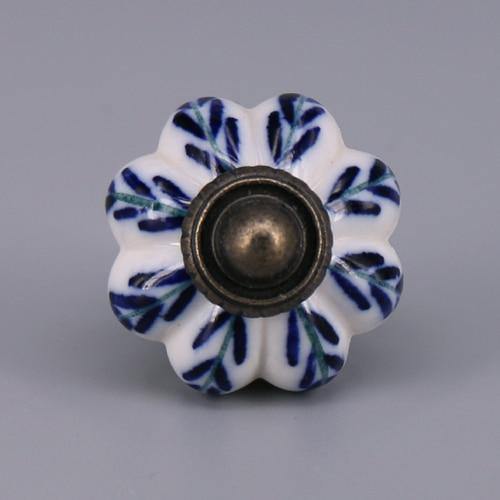 1x Hot selling Pumpkins Knobs Ceramic Kitchen Cupboard Cabinet Wardrobe Baby Children Room Pull Drawer 33mm Porcelain Handle