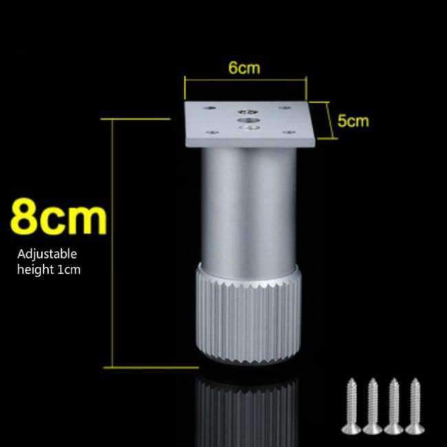 Planet Gates A   4pcs per lot Thick Aluminum Alloy Table Leg Cupboard Sofa Increase Foot Adjustable Multifunction Support Foot Furniture Accessories 4Pcs/lot