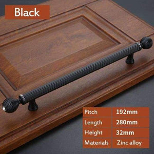 Planet Gates H 5pcs Gold European Style Door Handles Gate Black Drawer Pulls Kitchen Cabinet Handles and Knobs Furniture Handles Hardware