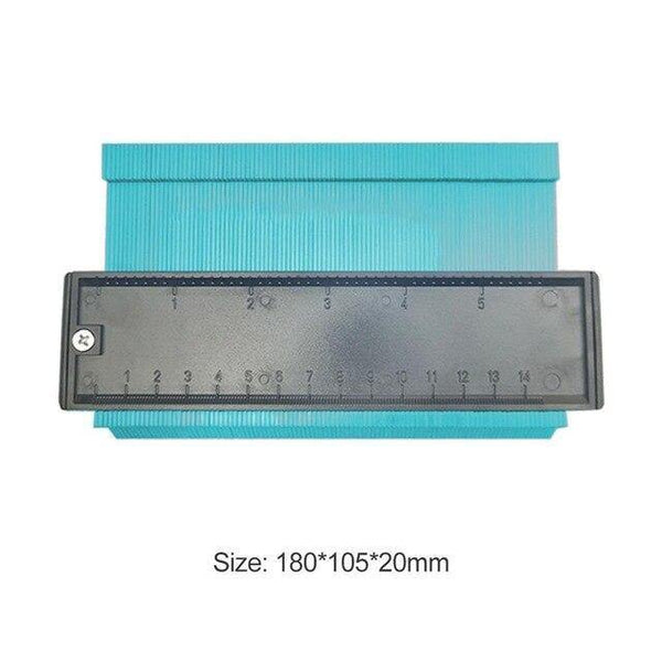 5/6/10in Plastic Contour Gauge Irregular Shaper Profile Ruler Gauge Duplicator Template Curvature Scale Tiling Laminate Tool