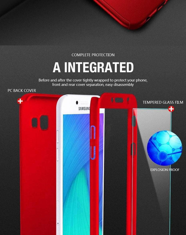 Planet Gates H&A 360 Degree Full Cover Phone Case For Samsung Galaxy A3 A5 A7 2017 J5 J7 2016 Screen Protector Film Phone Cover A5 A7 Glass