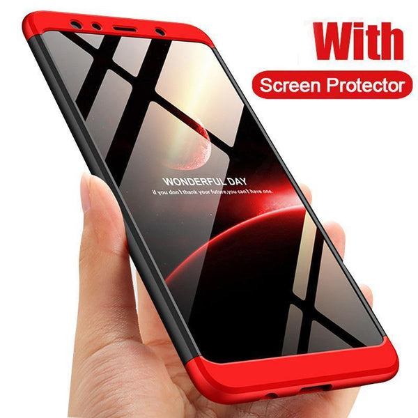 Planet Gates H&A 360 Degree Full Cover Phone Case For Samsung Galaxy J4 Plus J6 Plus J8 A7 2018 Matte Shockproof PC Phone Cover A7 J8 Case