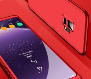 Planet Gates H&A 360 Degree Full Cover Phone Case For Samsung Galaxy S9 S8 Plus S7 S6 Edge Screen Protector Film Phone Cover Note 9 8 S8 Case