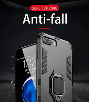 Planet Gates H&A Armor Phone Case For iPhone X XR XS Max Plus Heavy Anti-knock Cover For iPhone 7 6 6s 8 Plus Protective Cases With Holder