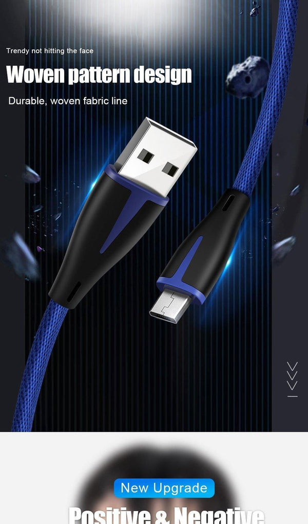 Planet Gates H&A Fashion Fast Charge Micro USB Cable For Samsung Xiaomi Redmi Huawei USB Charger For Android System Mobile Phone Data Cables