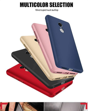 Planet Gates H&A Full Cover Phone Case For Xiaomi Redmi Note 4 4X Shockproof Protective Case For Redmi Note 4X Global Version With Glass