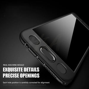 Planet Gates H&A Luxury 360 Full Cover Phone Case on the For Huawei Honor 9 8 Lite 10 V10 Tempered glass Protective Cover 9lite 8lite 10 Case