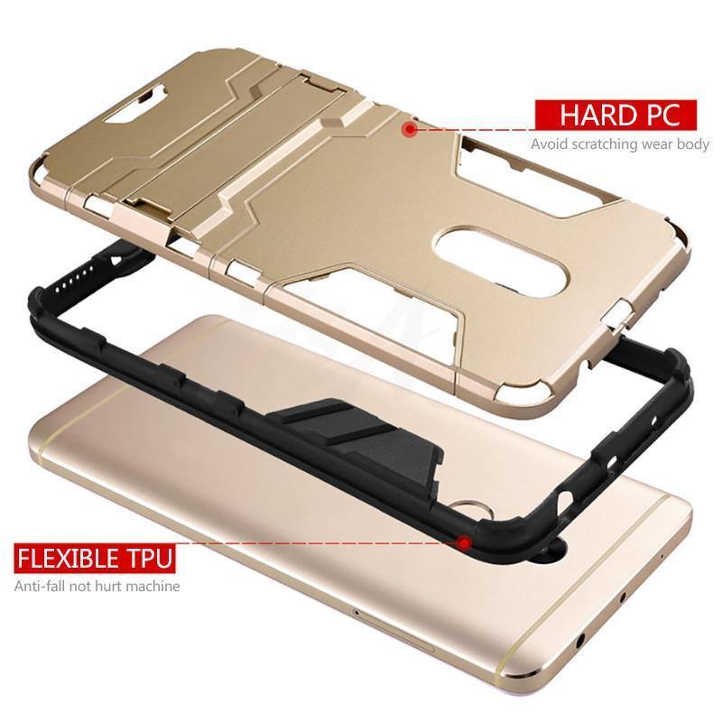 Planet Gates A / Black H&A Luxury Armor Shockproof Phone Case For Xiaomi Redmi Note 4 4X Protective Cover Note 4 Global Version Holder Phone bags cases