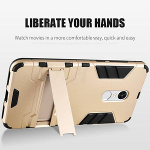 Planet Gates H&A Luxury Armor Shockproof Phone Case For Xiaomi Redmi Note 4 4X Protective Cover Note 4 Global Version Holder Phone bags cases