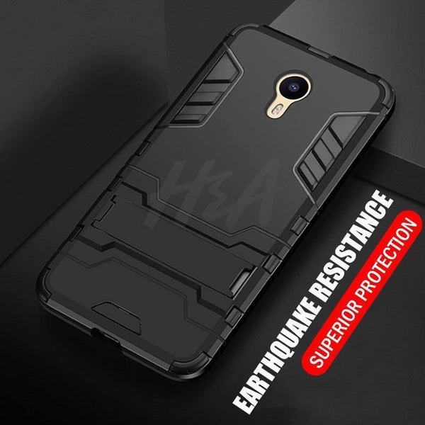 Planet Gates H&A Luxury Heavy Duty Armor Phone Case For Meizu M6 M6S M5 Note Full Anti-knock Cover For Meizu M3 M6 M5 Note Holder Case Cover