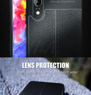 Planet Gates H&A Luxury Leather Pattern Case For Huawei P20 Lite P20 Pro P10 Plus Shockproof TPU Slim Cover Honor 8 9 Lite Phone Case Capa