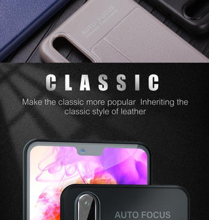 Planet Gates H&A Luxury Leather Pattern Case For Huawei P20 Lite P20 Pro P10 Plus Shockproof TPU Slim Cover Honor 8 9 Lite Phone Case Capa