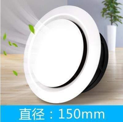Adjustable round plastic air ventilation cover Fan Outlet Vent Extractor ceiling hole for kitchen bath air outlet fresh system - Planet Gates