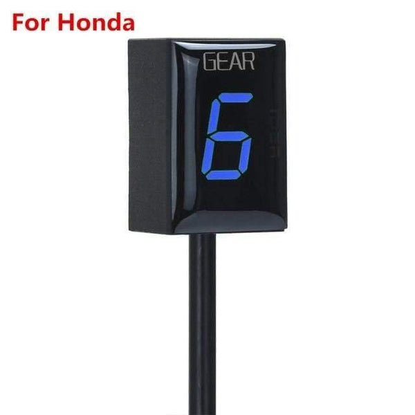 Planet Gates H Blue Motorcycle Ecu Direct Mount 1-6 Speed Gear Display Indicator For Honda For Kawasaki ER6N Ninja 650 Ninja 300 Z750 Z900 Z800 Zx6R