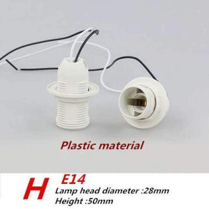 Planet Gates H / E14 Led Bulb E14 socket ceramic plastic Lamp Bases holder  lantern chandelier lamp holder lighting accessories