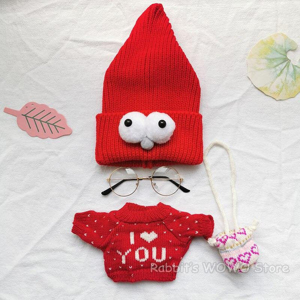 30cm LaLafanfan Cafe Duck Plush Toy Doll Clothes  Cartoon Yellow Duck Stuffed Dolls Doll Accessories Kids Toys Gift For Children