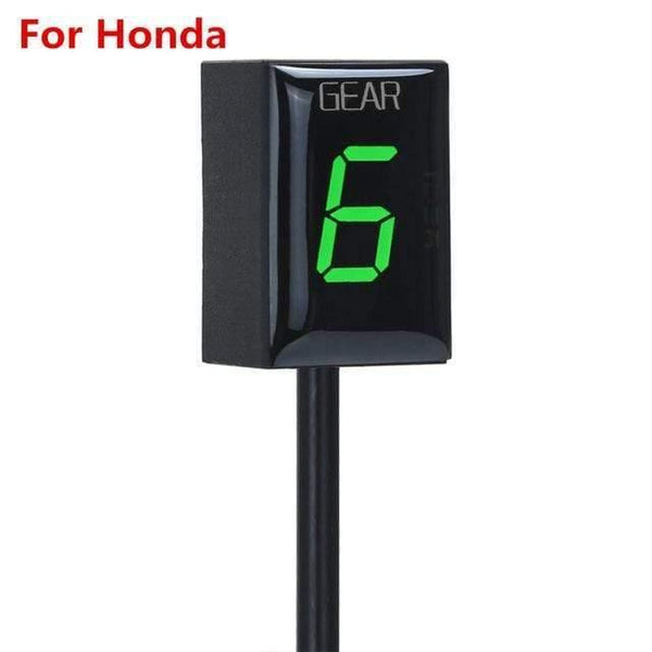 Planet Gates H Green Motorcycle Ecu Direct Mount 1-6 Speed Gear Display Indicator For Honda For Kawasaki ER6N Ninja 650 Ninja 300 Z750 Z900 Z800 Zx6R