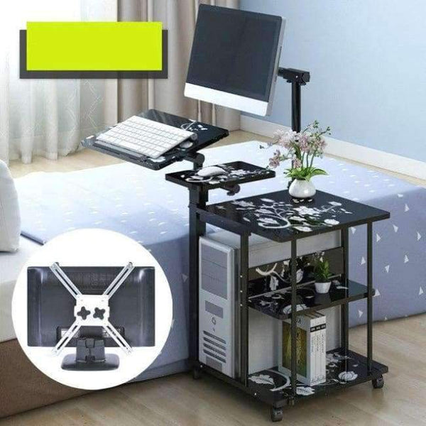 Planet Gates H Hot selling fashion simple hanging bedside desk lazy PC desk household storage desk home office desk furniture