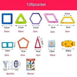 Planet Gates H-NXBD-162 100-298pcs Blocks Magnetic Designer Construction Set Model & Building Toy Plastic Magnetic Blocks Educational Toys For Kids Gift