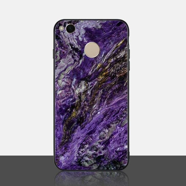 Planet Gates H Pattern / Redmi 4X TOMKAS Agate Marble Case for Xiaomi Redmi 4X Note 5 Soft Edge PC+Glass Back Cover Phone Case for Xiaomi Redmi Note 5 Global Pro