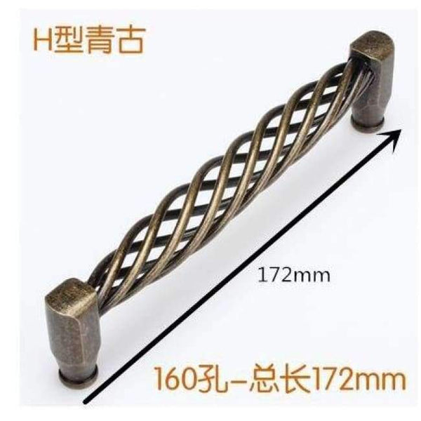 Planet Gates H Vintage bronze Birdcage kitchen cabinet dresser cupboard door handles furniture Hardware Accessories