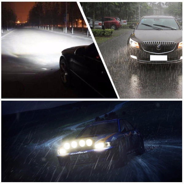 Planet Gates H1 2PC LED Car Light H7 H4 LED H1 H3 HB4 9005 9006 9012 Headlight Driving Passing Beam Fog Light Replacement for Cars Headlamp