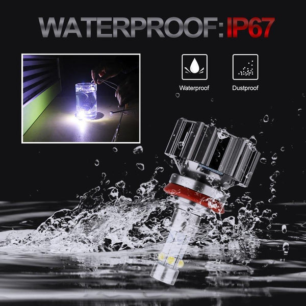 Planet Gates H1 6 Side Light Super Bright Fast Cooling Car Headlight Bulb 6000K H7 H11 Auto LED Light 100W 12000Lm Car Light 12V Fog Lamp