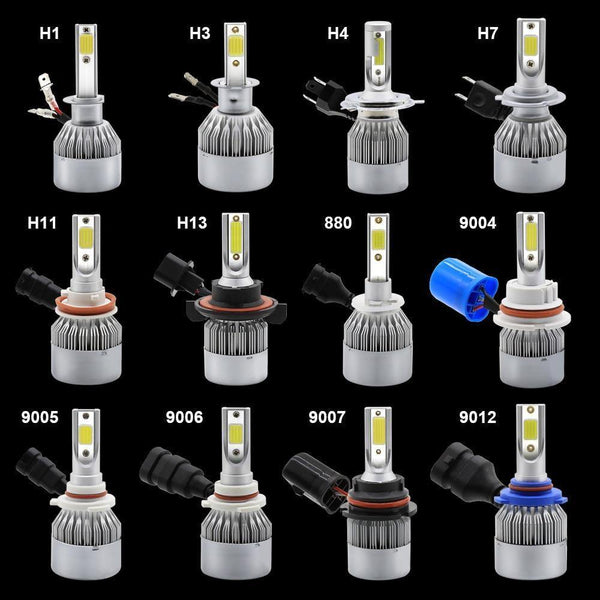 Planet Gates H1 Factory Supply Brand New 2X 36W 3800Lumen CooLing C6 Motorcycle Automobiles H1 H3 H4 H7 led Car Light Bulbs Pure White