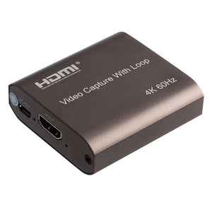 Planet Gates H1111Z 4K 60Hz HDMI Video Capture Card TV Loop 1080P Game Recording Plate Live Streaming Box USB 2.0 3.0 Grabber for PS4 Camera