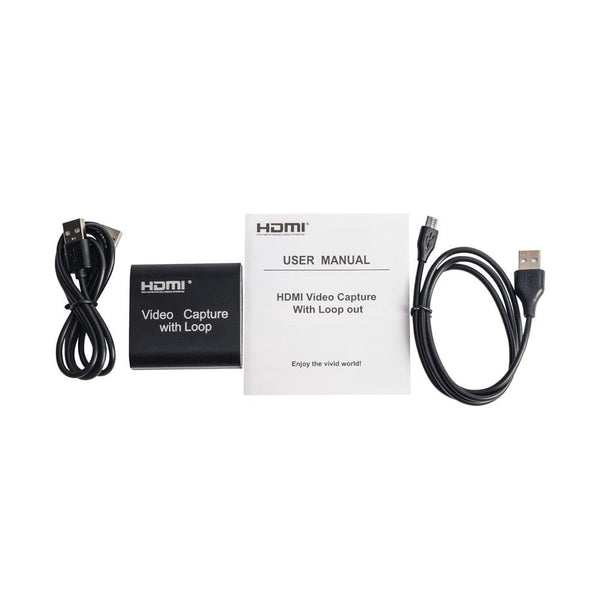 Planet Gates H1111Z 4K 60Hz HDMI Video Capture Card TV Loop 1080P Game Recording Plate Live Streaming Box USB 2.0 3.0 Grabber for PS4 Camera