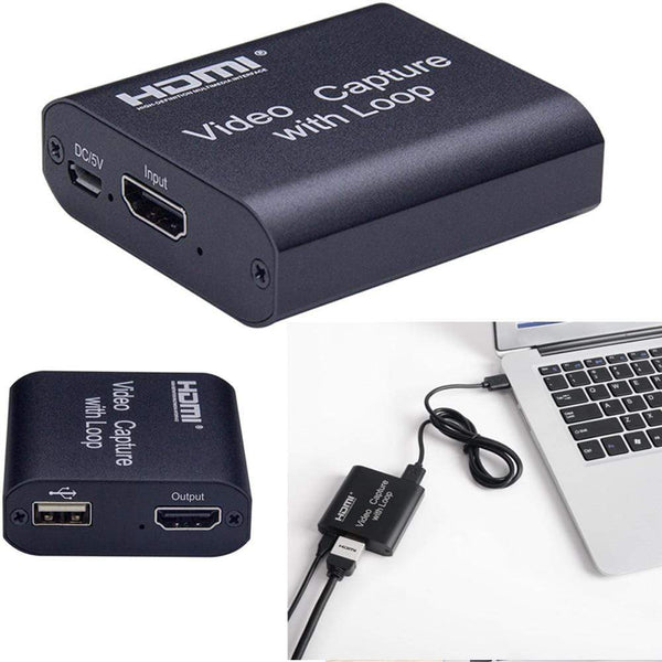 Planet Gates H1111Z 4K 60Hz HDMI Video Capture Card TV Loop 1080P Game Recording Plate Live Streaming Box USB 2.0 3.0 Grabber for PS4 Camera