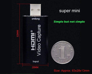 Planet Gates H1111Z 4K Video Capture Card USB3.0 2.0 HDMI Video Grabber Record Box for PS4 Game DVD Camcorder Camera Recording Live Streaming