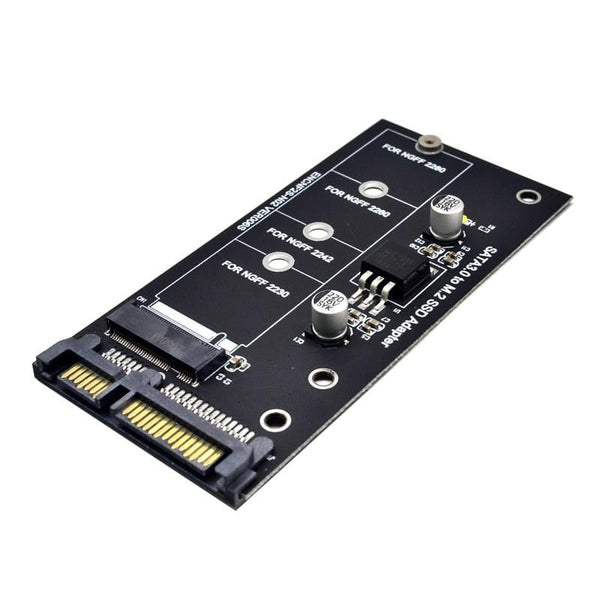 Planet Gates H1111Z Add On Card NGFF M.2 Adapter M2 SATA3 Raiser M.2 to SATA Adapter SSD M2 to SATA Expansion Card B Key Suppor 30/42/60/80mm