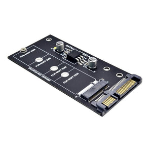 Planet Gates H1111Z Add On Card NGFF M.2 Adapter M2 SATA3 Raiser M.2 to SATA Adapter SSD M2 to SATA Expansion Card B Key Suppor 30/42/60/80mm