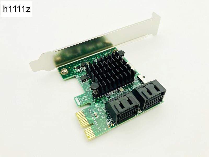 Planet Gates H1111Z Add On Cards PCIE/PCI-E/PCI Express SATA3 SATA 3 Controller SATA Multiplier/Expansion PCI E Adapter + Low Profile Bracket