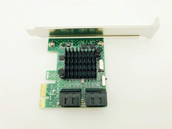 Planet Gates H1111Z Add On Cards PCIE/PCI-E/PCI Express SATA3 SATA 3 Controller SATA Multiplier/Expansion PCI E Adapter + Low Profile Bracket