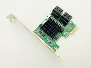 Planet Gates H1111Z Add On Cards PCIE/PCI-E/PCI Express SATA3 SATA 3 Controller SATA Multiplier/Expansion PCI E Adapter + Low Profile Bracket