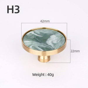 Brass Furniture Handles Elegant Door Knobs and Handles for Cabinet Kitchen Cupboard Drawer Pulls Wall Hanging Hooks Shell Resin