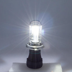 Planet Gates H4 Bixenon HID Kit 1 Pair 35W/55W Hi/Lo Beam Bi-Xenon Headlight Bulbs+1 Relay Harness+1 Pair Digital Slim Ballast DC12V