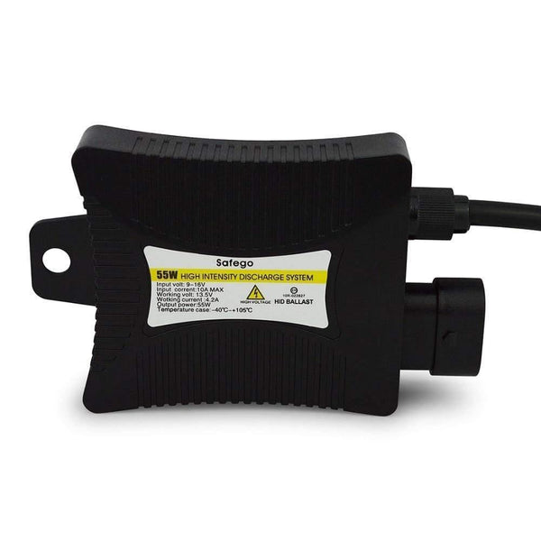 Planet Gates H4 Bixenon HID Kit 1 Pair 35W/55W Hi/Lo Beam Bi-Xenon Headlight Bulbs+1 Relay Harness+1 Pair Digital Slim Ballast DC12V