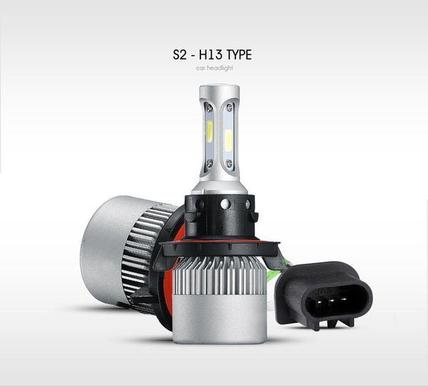 Planet Gates H4 H7 H11 9005 9006 H1 COB Car LED Headlight Bulbs Hi-Lo Beam 72W 8000LM 6500K/4300K Auto Led Headlamp Car Light 12v 24v
