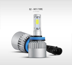 Planet Gates H4 H7 H11 9005 9006 H1 COB Car LED Headlight Bulbs Hi-Lo Beam 72W 8000LM 6500K/4300K Auto Led Headlamp Car Light 12v 24v